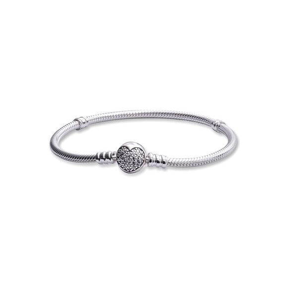 PANDORA Sparkling Heart Bracelet - - Picture 1 of 3
